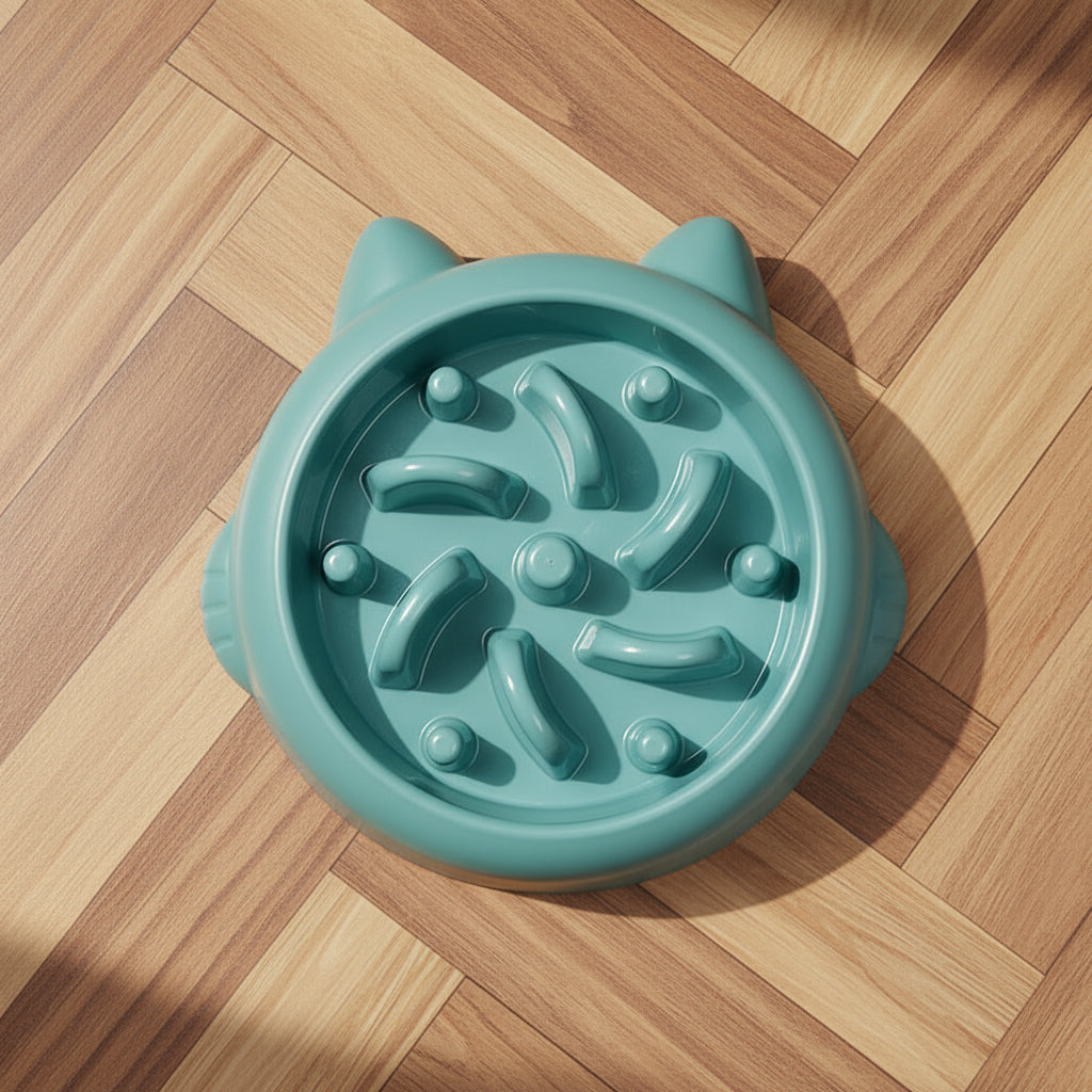 Pet Dog Cat Slow Feeder Bowls anti Choking Slow Feeder Dish Bowl Home Dog Eating Plate anti Gulping Bowl Supplies