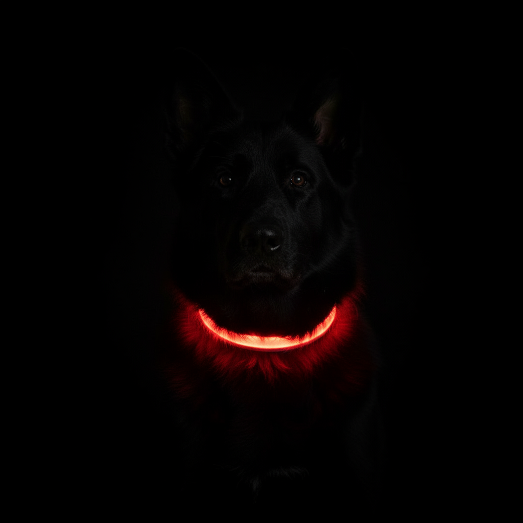 LED Adjustable Dog Collar Safety Waterproof