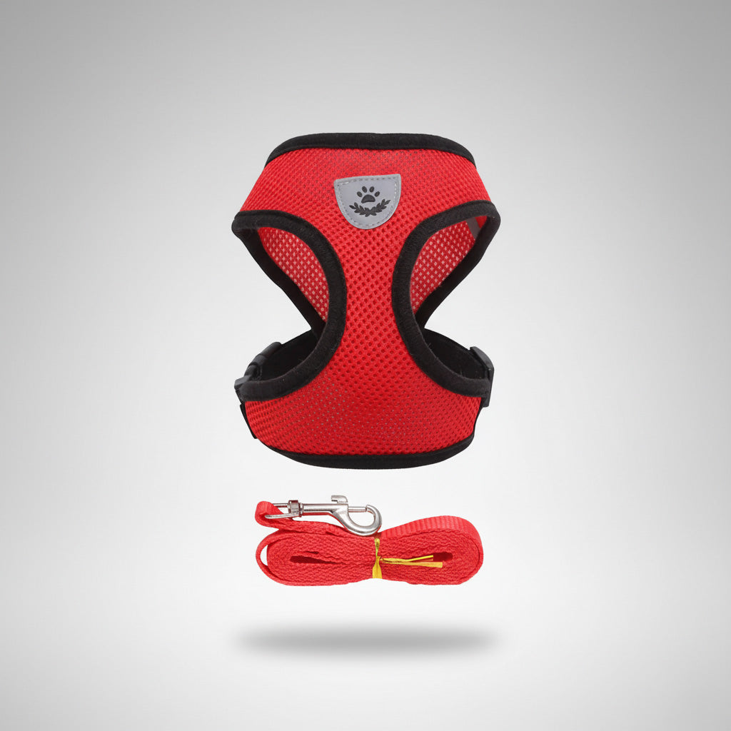 Cat Dog Pet Harness Adjustable Control Vest Dogs Reflective S M L XL Leash