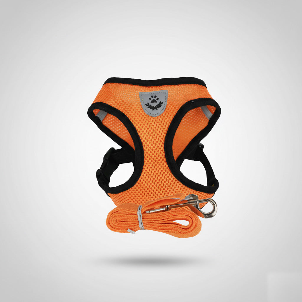 Cat Dog Pet Harness Adjustable Control Vest Dogs Reflective S M L XL Leash